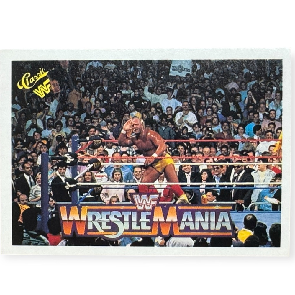 Classic 1990 WWF WrestleMania Applause Trading Card